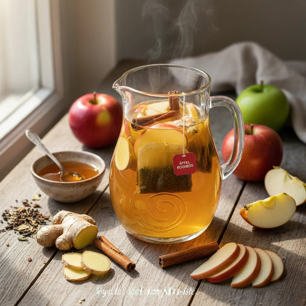 Kryddat äpel-ingefärs-iste