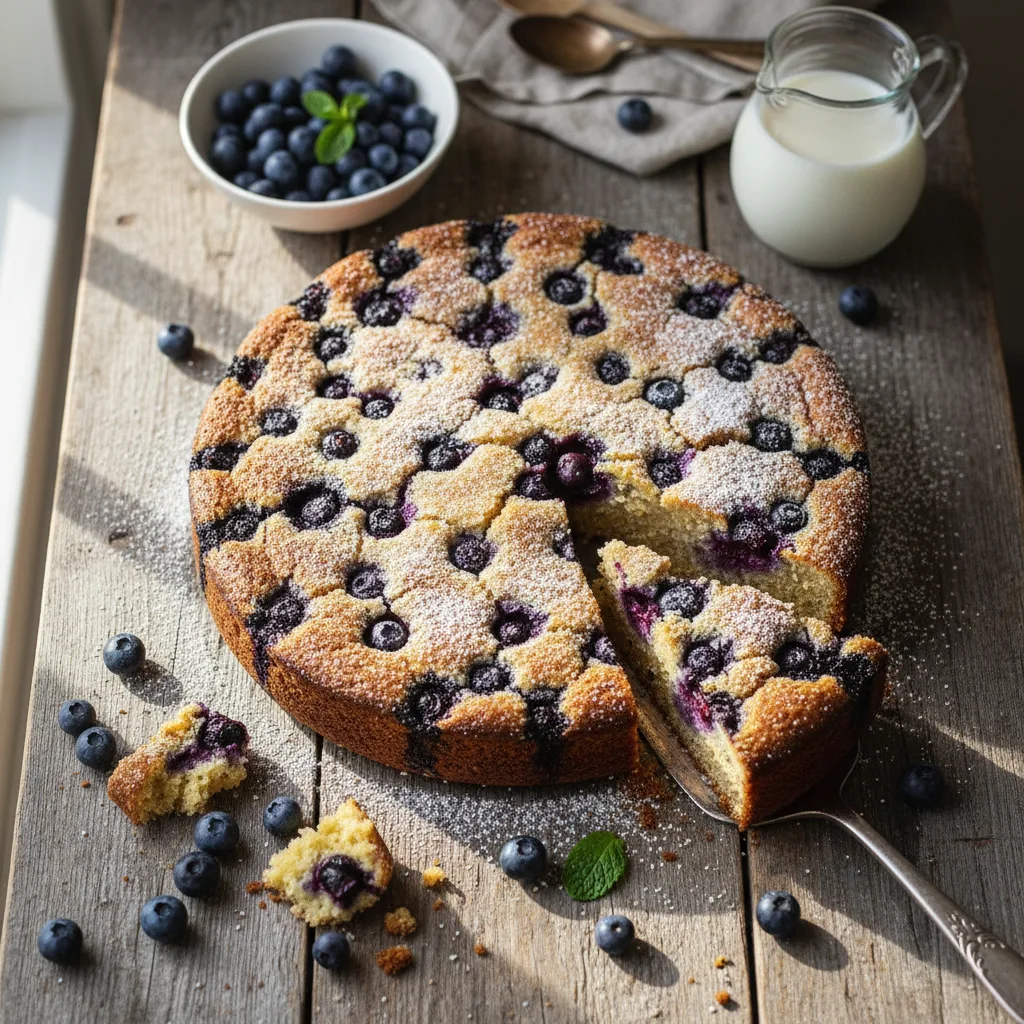 Blåbärskaka