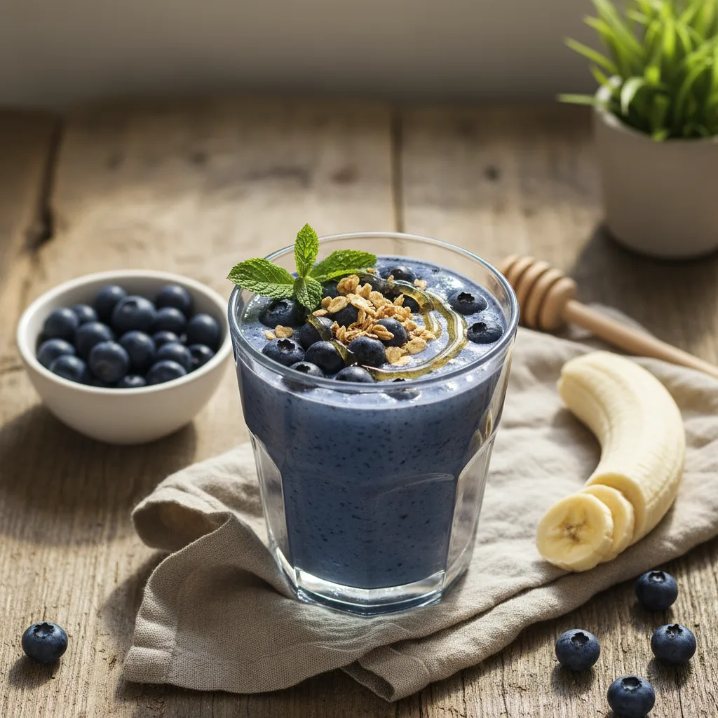 Blåbärssmoothie