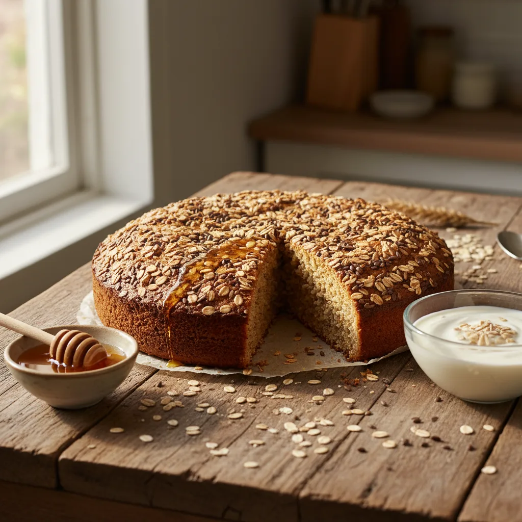 Fullkornskaka med havre