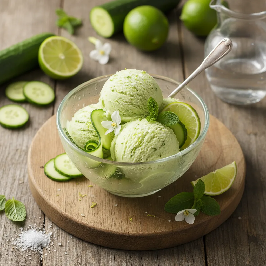 Gurka-lime-sorbet
