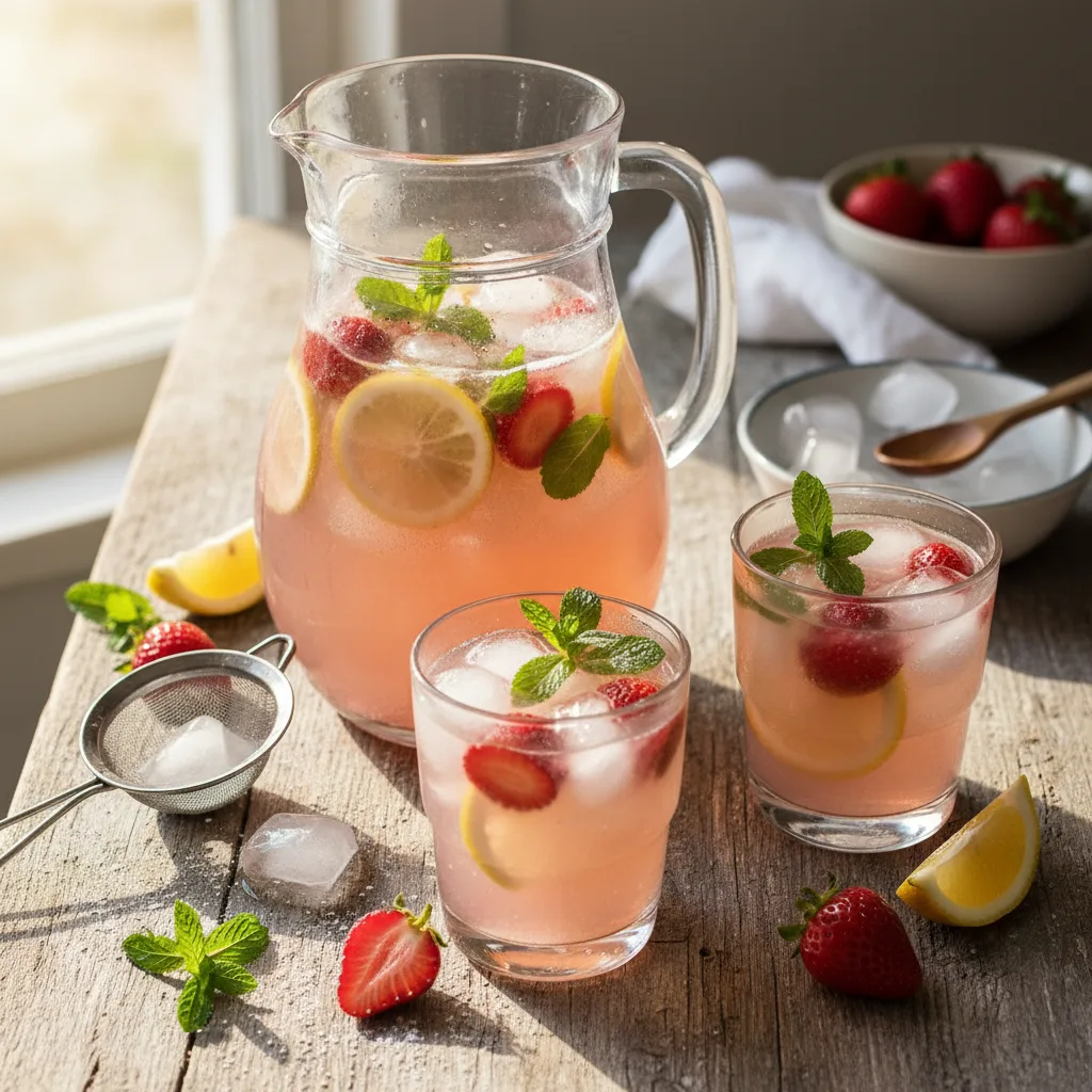 Jordgubbslemonad