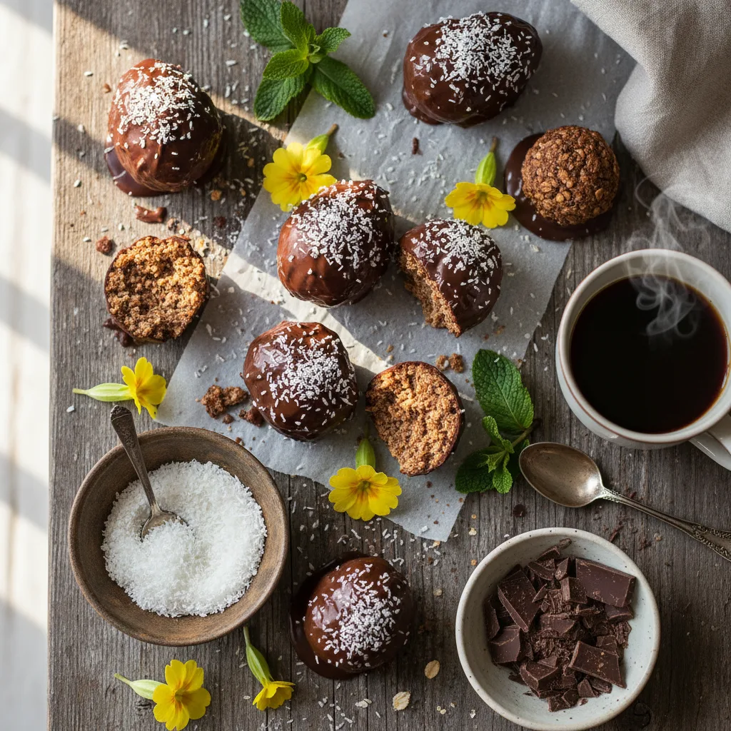 Kokosbollar som Påskägg