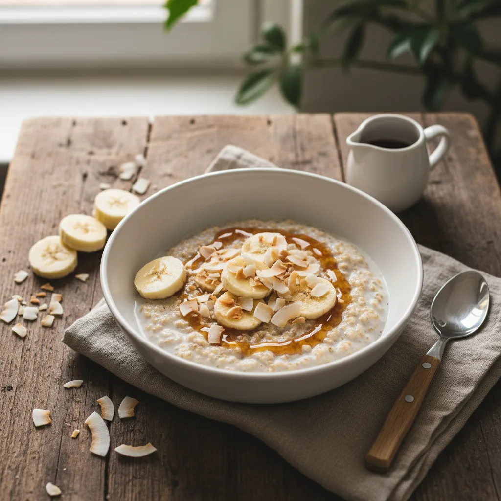 Kokosgröt med banan