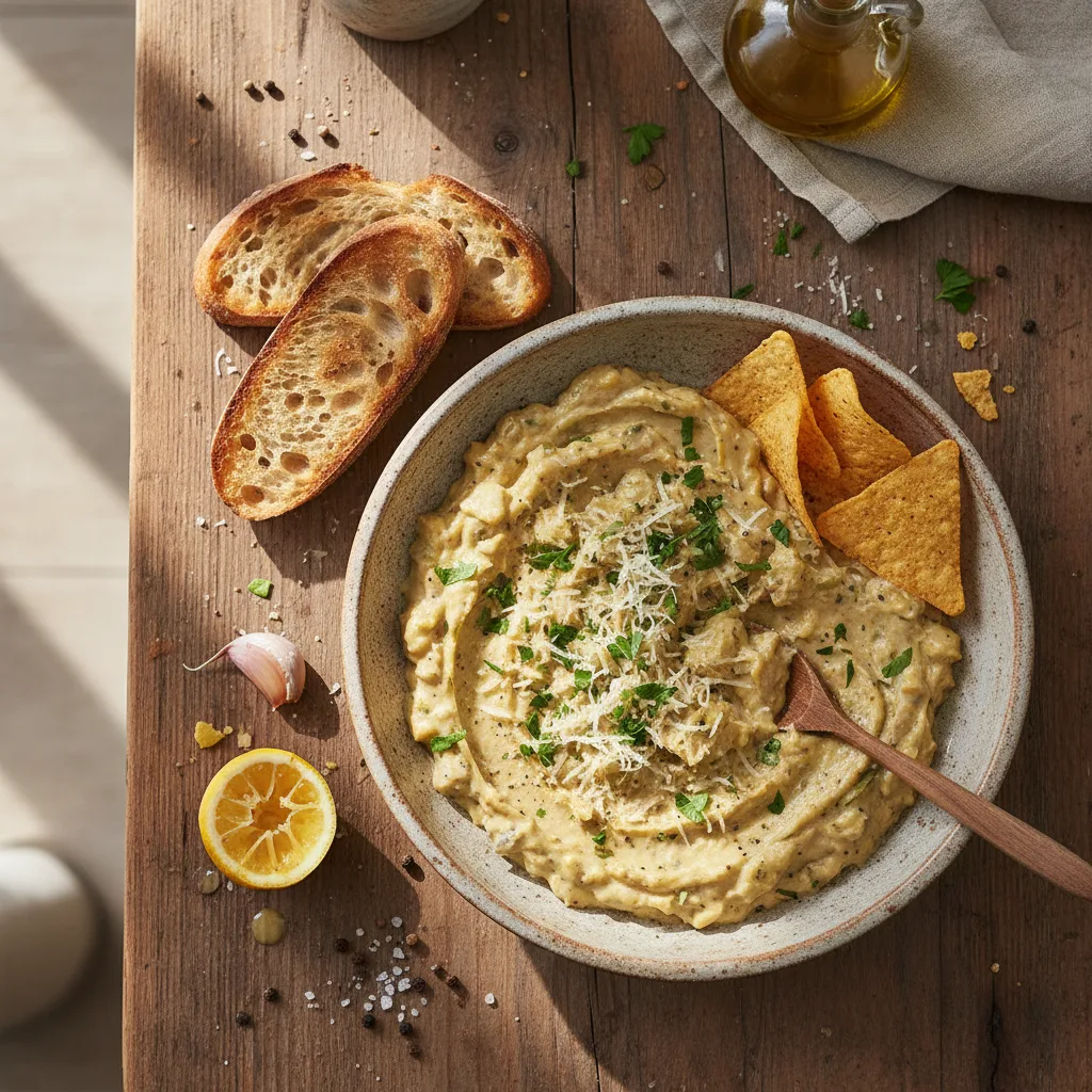 Kronärtskocksdipp med parmesan