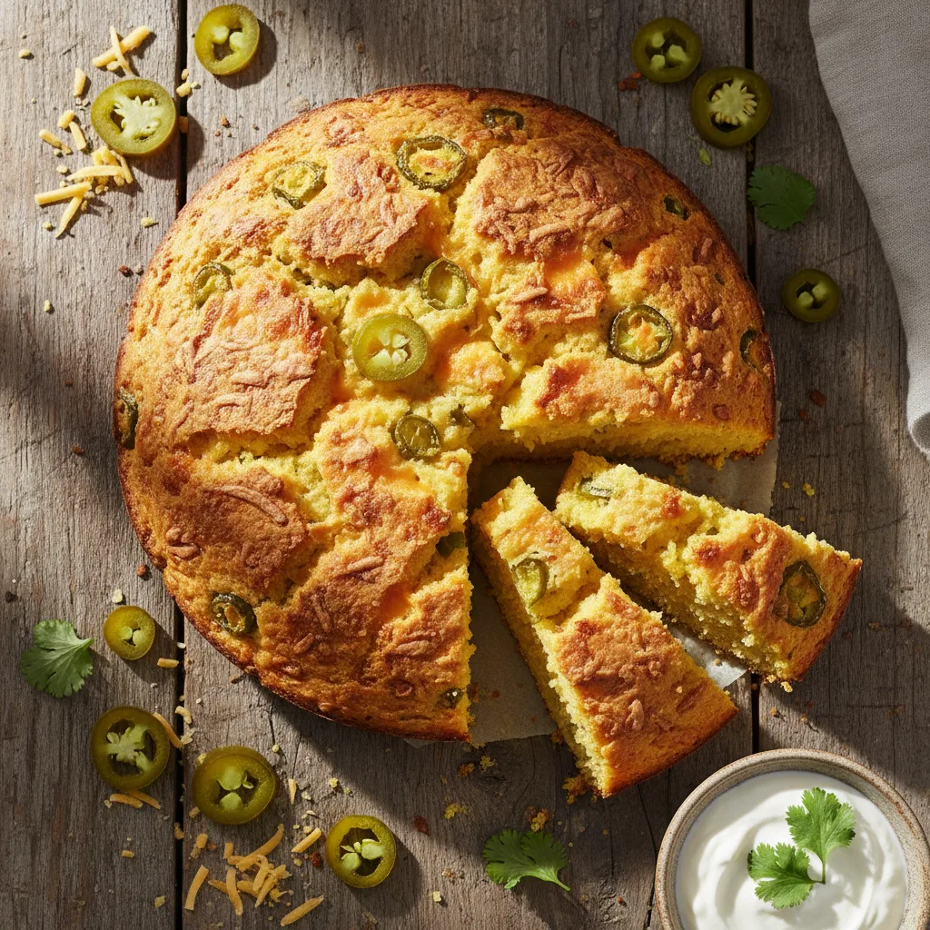 Majsbröd med jalapeño