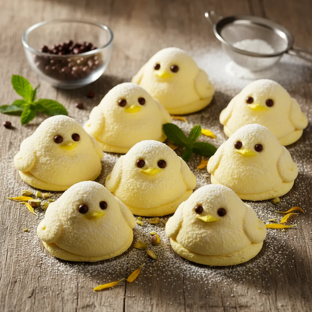 Marshmallow-kycklingar