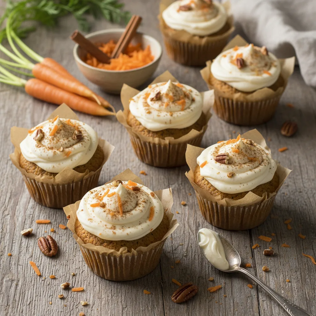Morotscupcakes med Cream Cheese