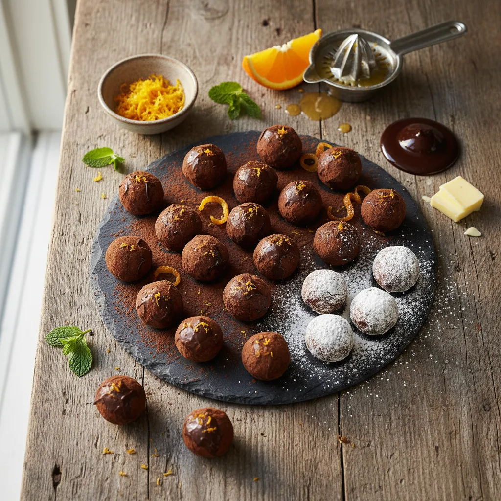 Påsktryffel med Apelsin