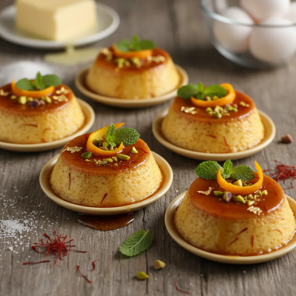 Saffrans crème caramel