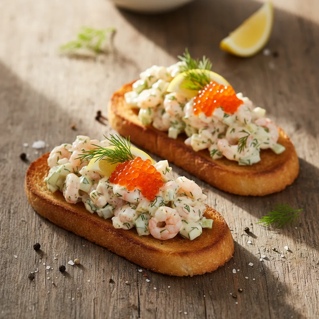 Skagenröra på toast