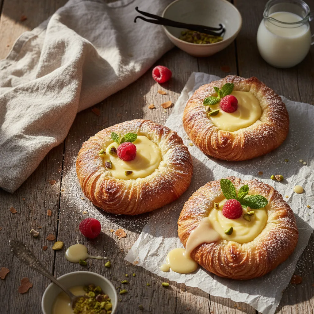 Danska wienerbröd med vanilj